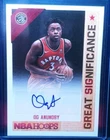 OG Anunoby 17/18 Panini NBA Hoops Autograph Rookie