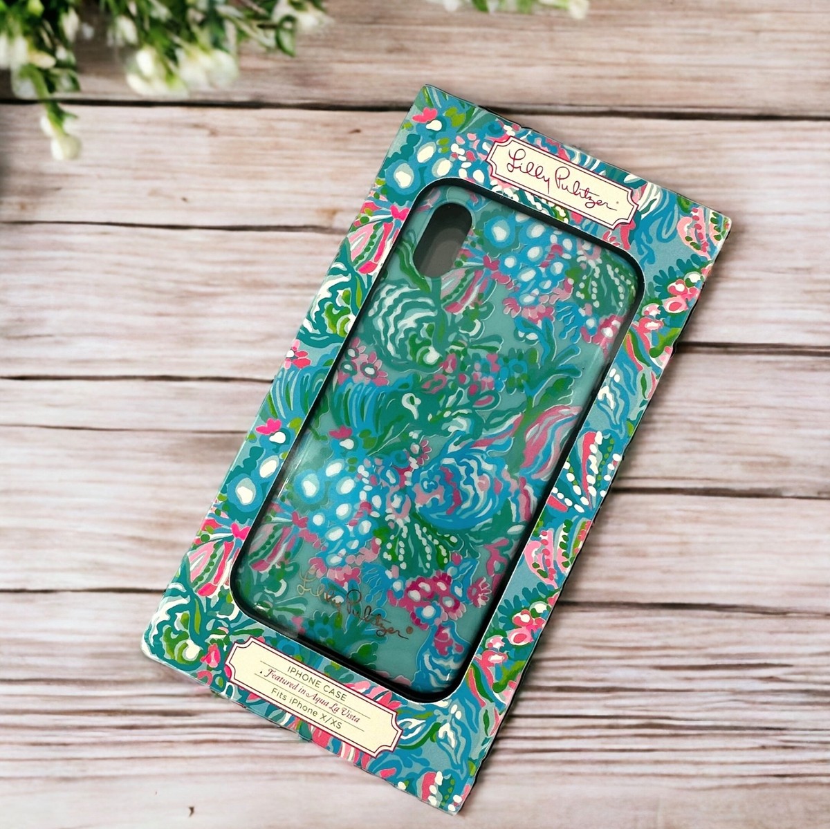 NEW Lilly Pulitzer iPhone X/XS Case in Aqua La Vista NEW Lilly Pulitzer iPhone X/XS Case in Aqua La Vista