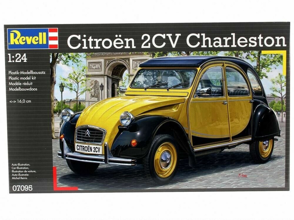 Cadeau idéal modélisme maquette Citroën 2CV Charleston Revell RV07095 1/24 pour passionné