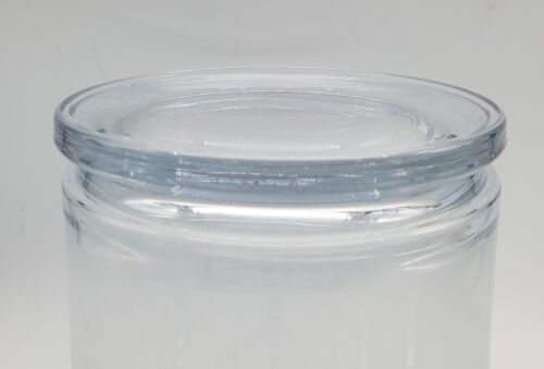 Dansk Karin Organix Glass 7" Ice Bucket Frosted Satin Etched Bowl Rare Vintage - Picture 4 of 11