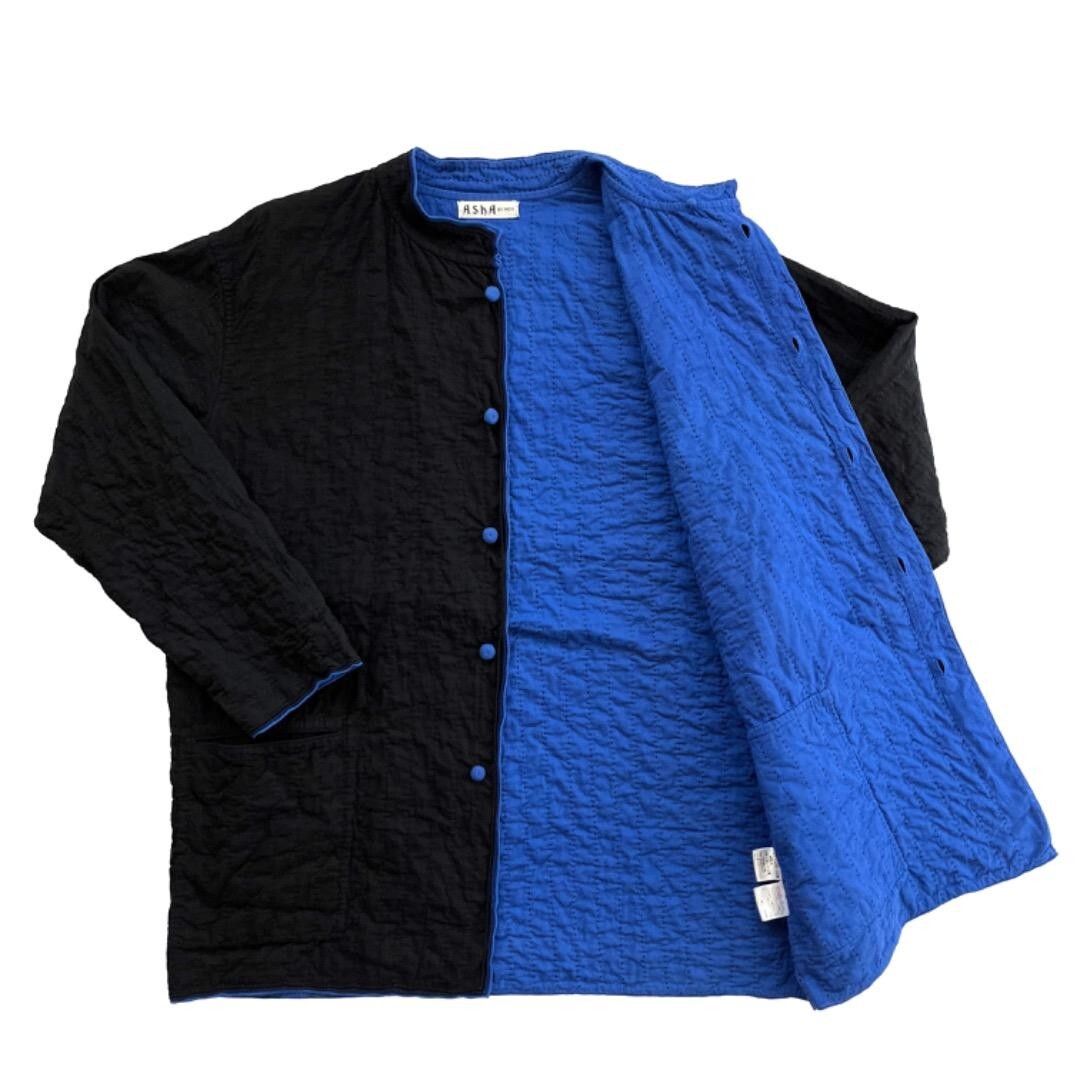 Issey Miyake】ASHA by MDS Band Color Jacket Sashiko Issey
