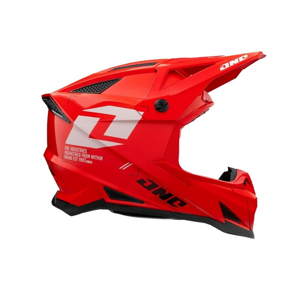 Casco todoterreno ONE Industries X-297 MIPS Focus eléctrico rojo Foto 2 de 4
