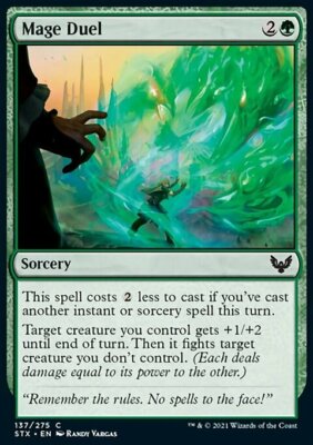 MTG Magic the Gathering Mage Duel (137/423) Strixhaven School of Mages LP