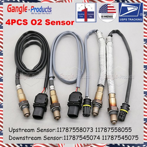 4PCS Oxygen O2 Sensor For BMW E82 E90 E91 128i 328i 328i X3 3.0L Up