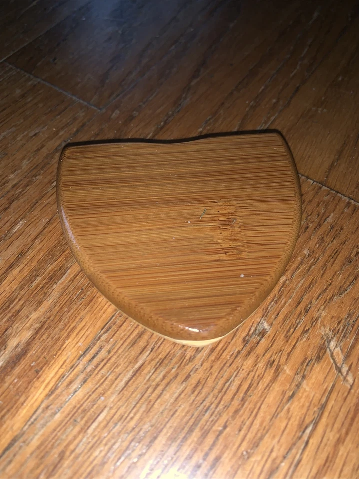 Estate find CHINESE GEISHA GIRL Bambú Boudoir Caja Madera 3x3 Maquillaje NUEVO ❤️tb53 Foto 2 de 4