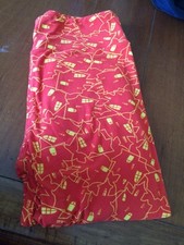 LuLaRoe OS Leggings Yellow Orange Haunted House NEW HALLOWEEN COSTUME Unicorn