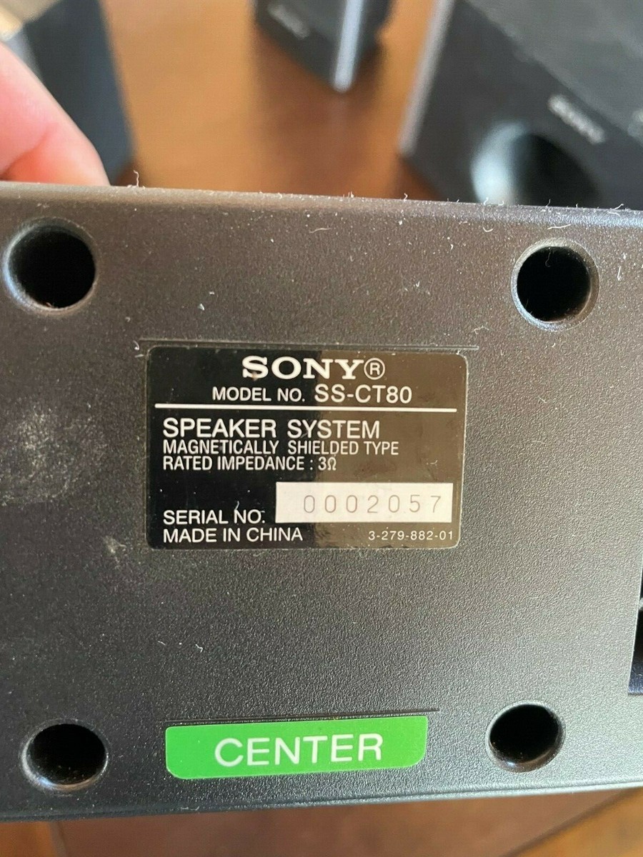 Sony Home theatre surround system with subwoofer SS-WS82 SS Sony Home theatre surround system with subwoofer SS-WS82 SS