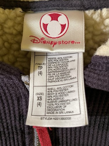 Disney Pixar Cars Hooded Jacket Disney Store Lighting McQueen - Blue Size XS (4) - Picture 5 of 6