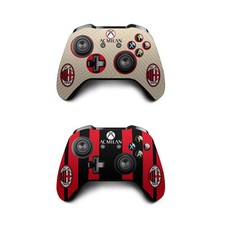 OFFICIAL AC MILAN 2021/22 CREST KIT VINYL SKIN FOR XBOX ONE S / X CONTROLLER