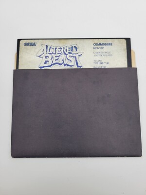 Jeu Altered Beast Sur Commodore 64 - Bon état, Boîte Et Notice Incluses