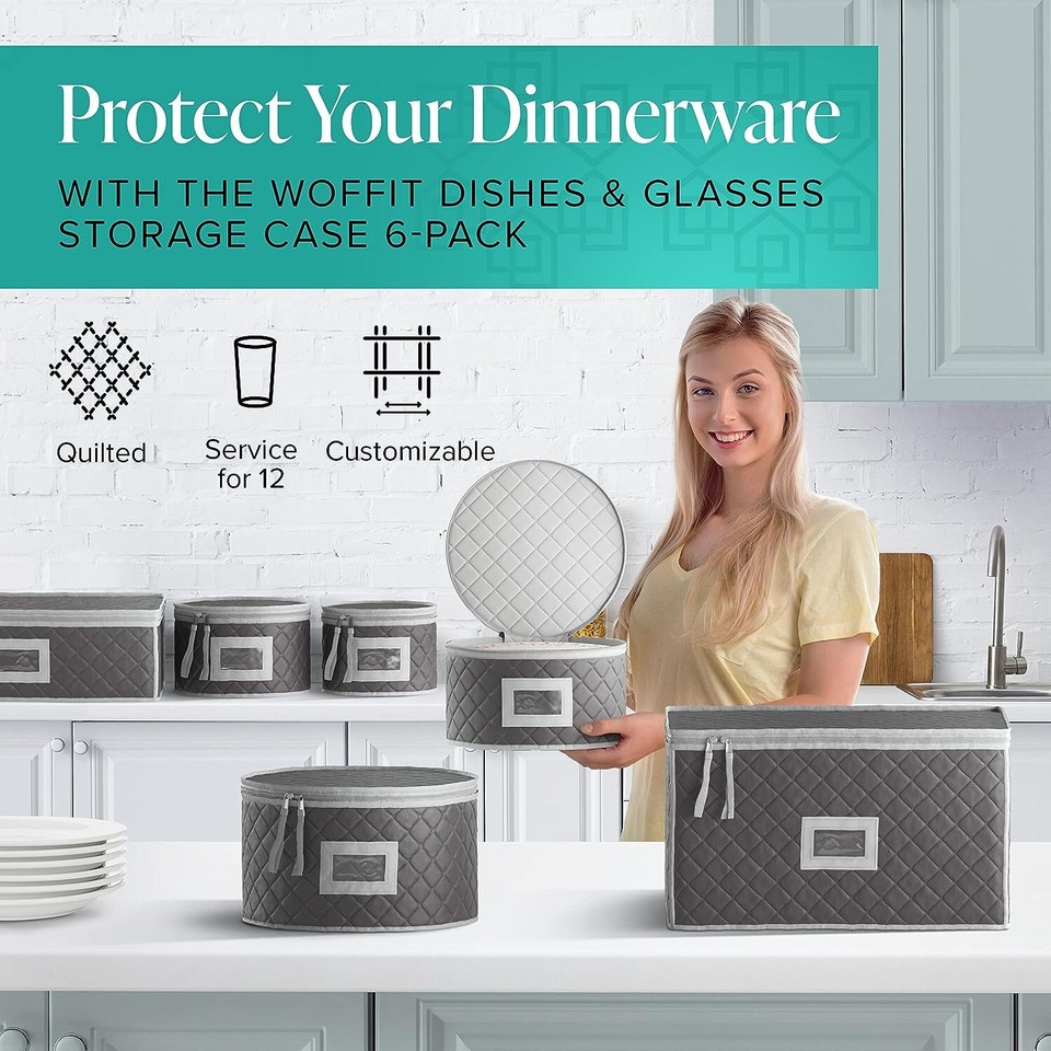 Woffit WF5415 Complete Dinnerware Storage Set 856499008153 eBay