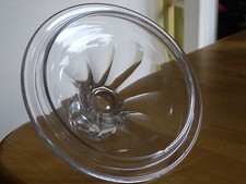 1 ANCIEN COUVERCLE  EN CRISTAL  TAILLER SAINT LOUIS BACCARAT COTES PLATES