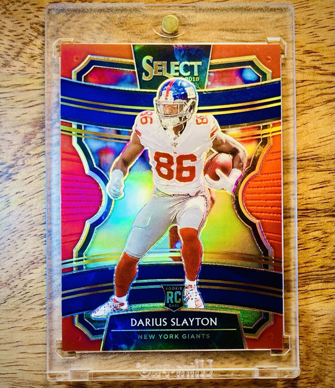 2019 Panini Select Darius Slayton RC Concourse Red #d/99 Prizm Rookie Giants