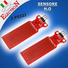 2x SENSORE PIOGGIA, LIVELLO ACQUA, GIARDINAGGIO, METEO SENSOR x ARDUINO, PIC