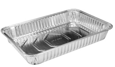 Handi-Foil Large 13'' x 9'' BBQ Grill Drip Aluminum Foil Pan 20 Pack (REF# 394)