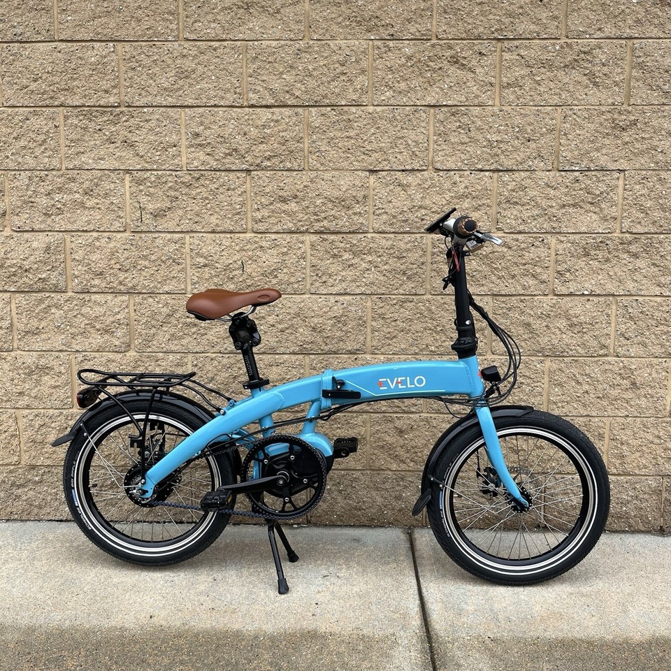 Evelo Quest Max Folding Ebike Middrive, Carbon Belt Throttle, 30