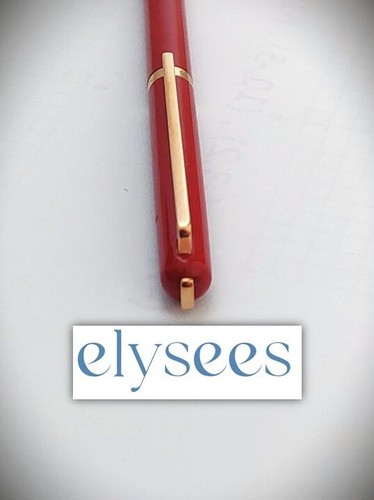 Stylo à bille Elysée Laque rouge corail - Photo 7/11