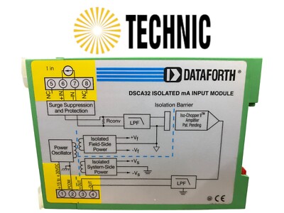 New Open Box - Dataforth-DSCA32-01C Analog Current Input Signal Conditioner