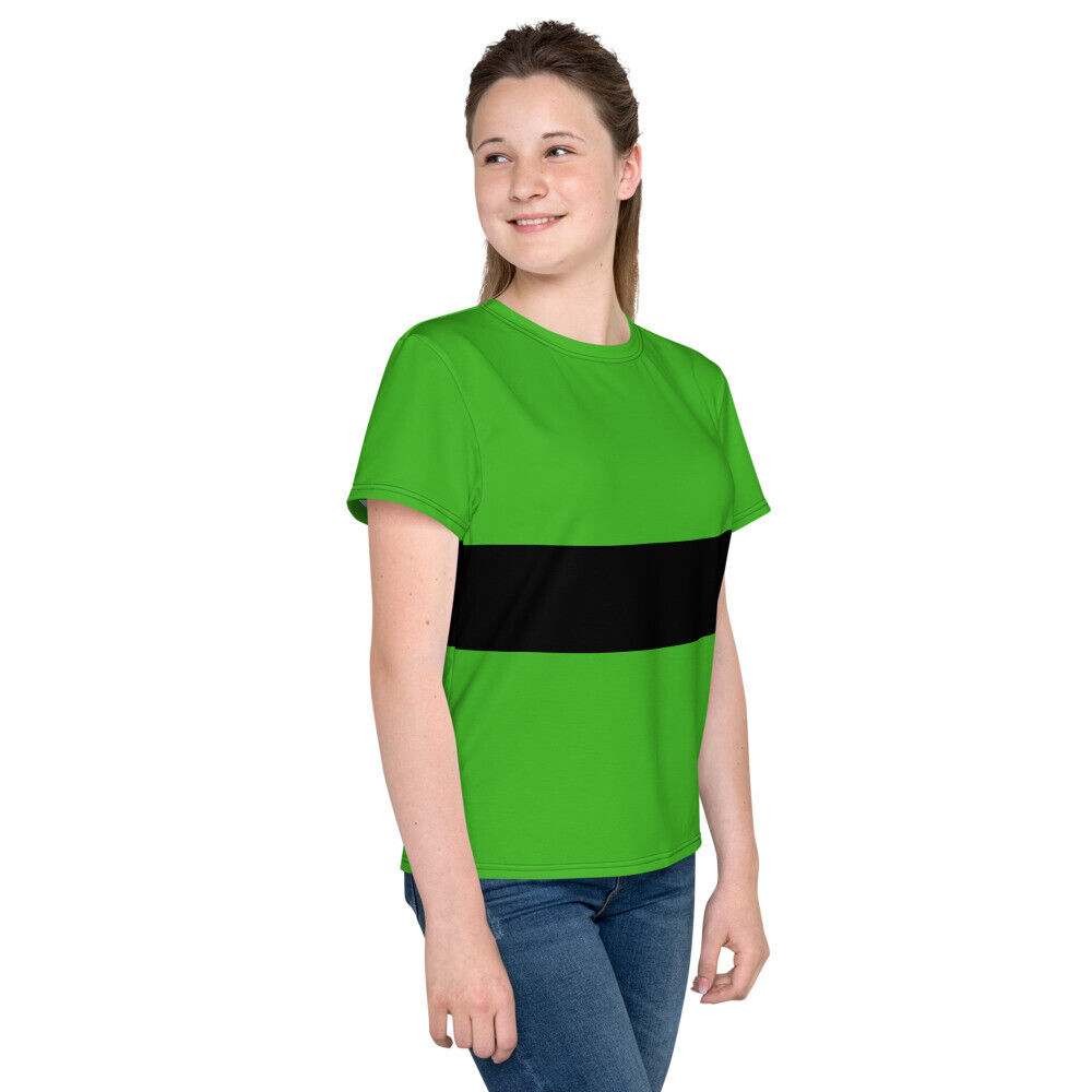 Buttercup Youth T-Shirt Cosplay Costume Halloween PPG Powerpuff Power Puff  Girls