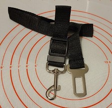 Pet Seat Belt Adjustable Clips for Car Travel Vehicle Safety Black