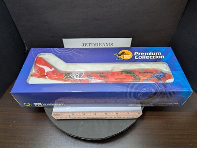 1/200 QANTAS AIRWAYS BOEING 747-400 WUNALA DREAMING COLOR VH-OJB EVER RISE MODEL
