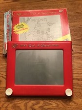 Vintage Etch A Sketch Boxed 505T Working Toy Ohio Art Magic Screen Collectible
