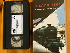 Black Five Paul Barnes RARE railway VHS Video pre owned