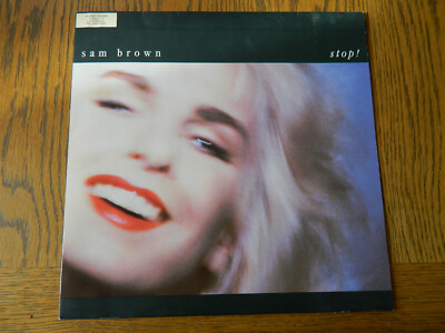 Nachlass-A&M Records-LP-Sam Brown-Stop !-1988-sehr guter Zustand-Rar