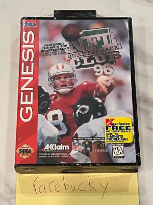 NFL Quarterback Club 96 (Sega Genesis) NEW SEALED K-MART EXCLUSIVE, MINT!
