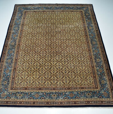 nr C4140 Handgeknüpfter Teppich Original Moud aus Wolle ca 320 x 234 cm