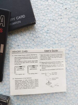YAMAHA「 MCD64 」 RAM CARD 64K BYTES Yamaha MCD64 Memory Card RAM 64K Bytes | eBay