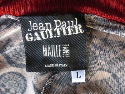 Vintage Jean Paul Gaultier Maille Femme Fuzzy Collection Blouse L 