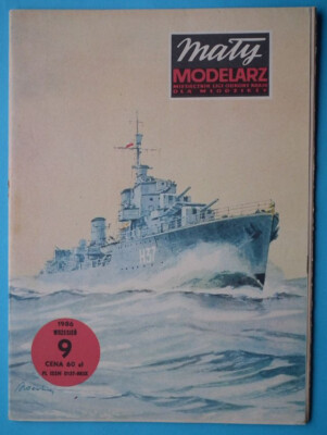 Mały Modelarz 9/1986 - Polnischer Zerstörer ORP Garland
