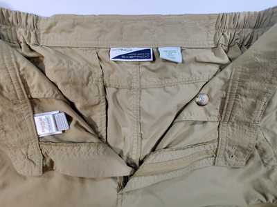 Pantalon De Randonnée Convertible Exofficio – Beige, Nylon, Taille 10-12, état Vintage