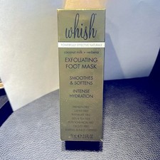 NEW Whish Coconut Milk Foot Mask Exfoliating 2.5oz NIB