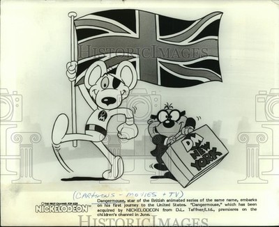 1986 Press Photo Dangermouse-British animated series on Nickelodeon - mja71058