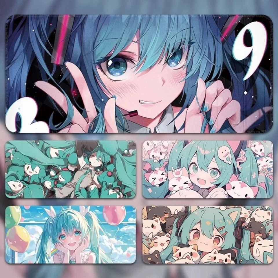 Anime Gaming Mat | Large Keyboard Pa | Hatsune Miku XXL Desk Mousepad 700×400 mm - Image 3 of 4