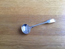 Georgian Silver Condiment Spoon 1830 James Wintle