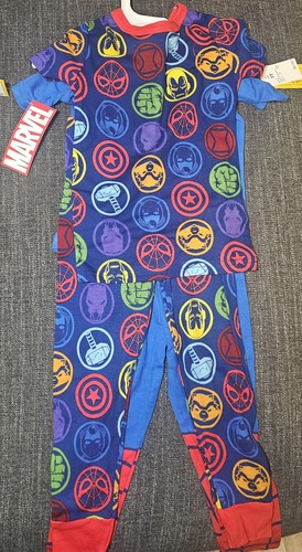 Boys Pajamas Marvel Spider-Man & Avengers Toddler Pajama Set 3T. 2 pairs snug - Picture 8 of 8