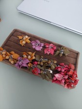 joblot of 16  costume jewellery rings flower design great for gifts or prizes