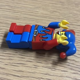 Lego 7079 Jester Minifigure cas403a Retired Clown Midevil Castle Knights