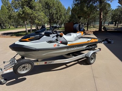 2022 Sea-Doo Fish Pro Trophy 170 with Sea-Doo aluminum trailer.