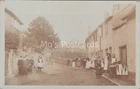 Unknown Location Postcard: Animated Street Scene With Children RPPC 7356