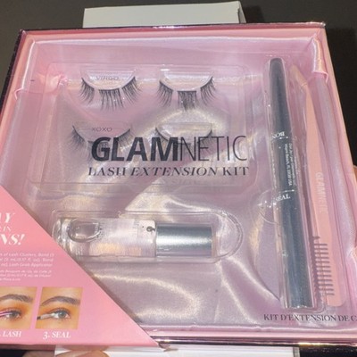Glamnetic Lash Extension Kit Natural Effect Black Vegan Cruelty-Free Liquid