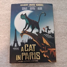 A Cat In Paris (DVD, 2012) Animated Noir Movie - Anjelica Huston Matthew Modine