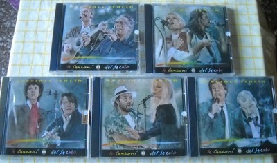 5 CDs Verschiedene Künstler DIE LIEDER DES JAHRHUNDERTS SPEZIAL ITALIEN NEU VERSIEGELT