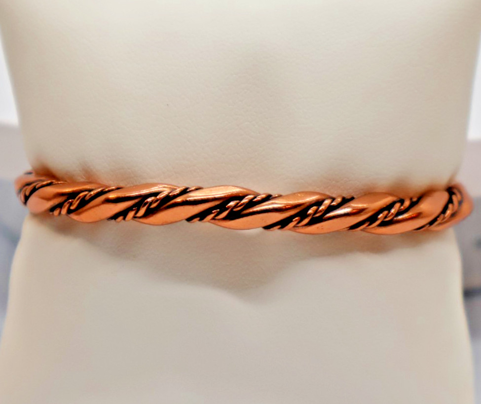 Vintage Solid Copper Bracelets - image 15