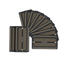 10 Pcs Solderable Breadboard PCB Board Gold-Plated Solder Bread... Fast USA SHIP