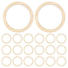 30pcs Small Flat Wood , 3" Wood Unfinished