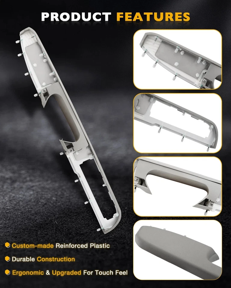 Driver Armrest Repair Kit Fit 10-14 Chevy Silverado GMC Sierra 1500 2500 3500 HD - Image 3 of 4